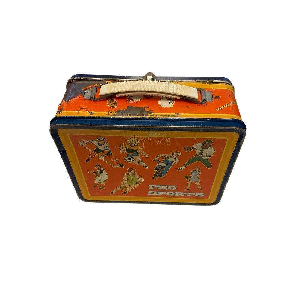 Vintage Pro Sports Metal Lunch Box